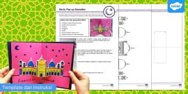 Kartu Ucapan Idulfitri (teacher made) - Twinkl