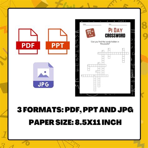 Pi Trivia Crossword | National Pi Day Activity by DJO's Resource Room