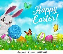 Image result for Easter Bunny with Flowers Beautiful