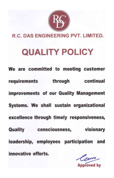 International standard quality control that won several awards | RC Das ...