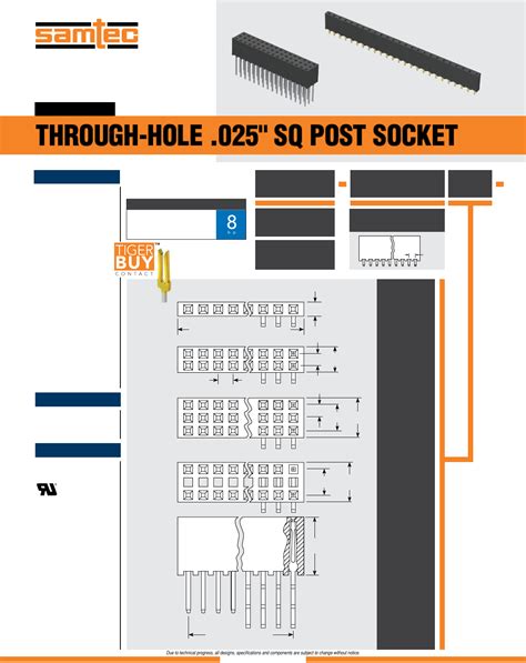 SSW, SSQ Series Datasheet by Samtec Inc. | Digi-Key Electronics