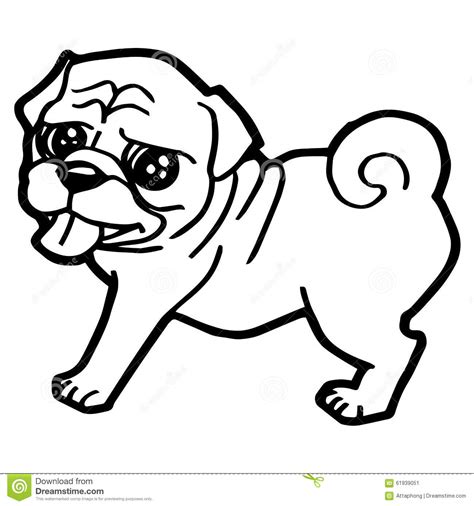 Pug Puppy Coloring Pages at GetColorings.com | Free printable colorings pages to print and color