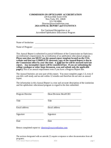 2024 Annual Report and Statistics Doc Template | pdfFiller