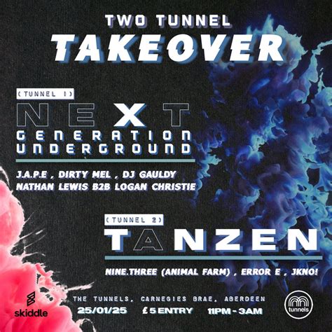 Next Generation Underground and Tanzen , two tunnel takeover, Tunnels ...