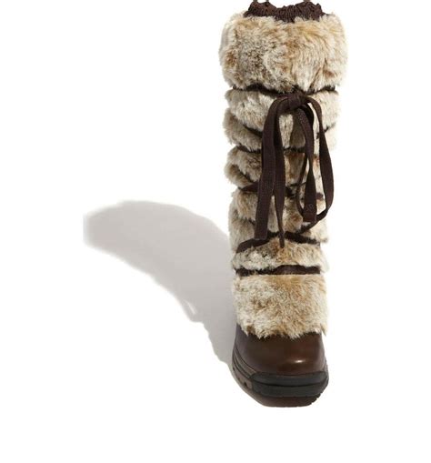 Merrell Women's Katia Waterproof Faux Fur Winter Opti-Warm Brown Boots ...