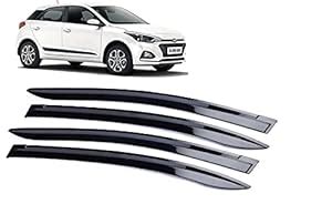 AutoMoto Unbreakable Injection Moulded Car Side Window Deflector, Door ...