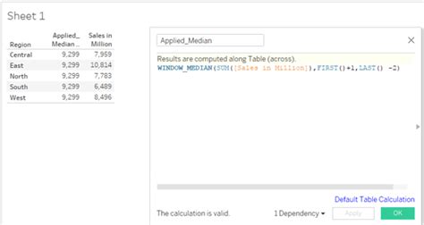Image result for Tableau Window Functions