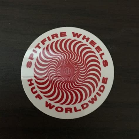 【ST-413】HUF×SPITFIRE WHEELS ハフ×スピットファイヤ コラボ スケートボード ステッカー | M&EARTH ...