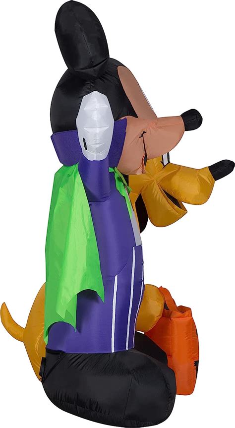 Buy Gemmy Airblown Inflatable Vampire Mickey Mouse and Pluto, 5 ft Tall ...