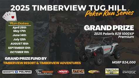 2025 TIMBERVIEW TUG HILL POKER RUN SERIES!, 5265 Carpenter Rd, Turin ...