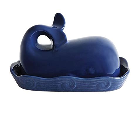 Buy Whale Sea Life Themed Decorative Butter Dishes with Lid (Blue Whale ...
