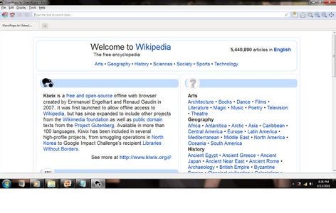 Wikipedia Offline 的图像结果