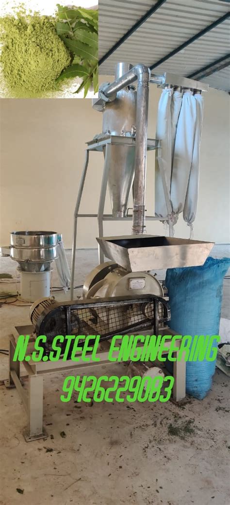 Dry leaves Pulverizer/Grinding Machine Herbal Pul... | N.S.STEEL ...