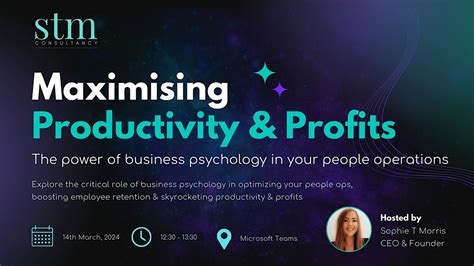 Maximise Productivity & Profits: The Power of Business Psych in People ...