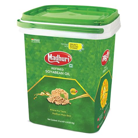 MADHURI Refined Soyabean Oil Cooking Oil, 15LSoya Bean Oils Edible Oil ...