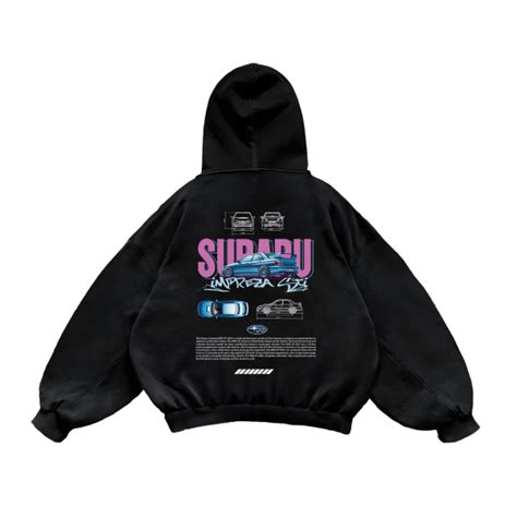Subaru Impreza Black Hoodie | NOVARO – Novaro