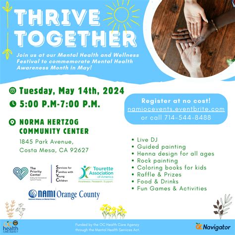 THRIVE TOGETHER: Mental Health and Wellness Festival in Costa Mesa ...