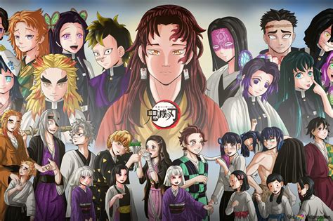 🔥 Free Download Demon Slayer Kimetsu No Yaiba Characters 6k Wallpaper ...
