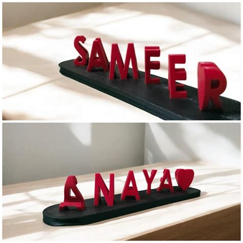 Dual Name Plank (Two Names, Two Angles) – Layer Craft