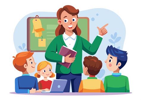 A teacher teaching students in a classroom | Premium AI-generated image