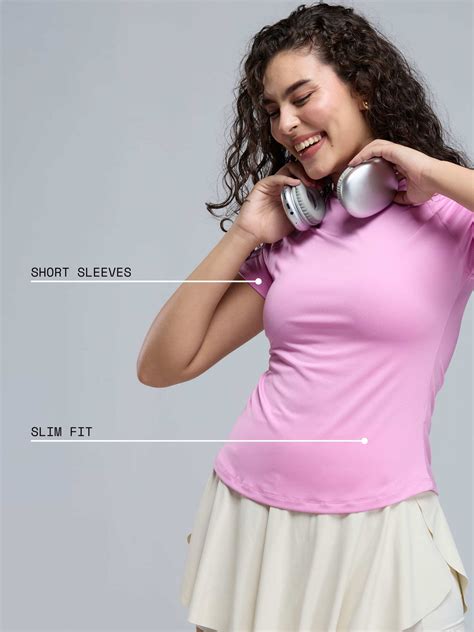 Pink Training Tee | Lightweight, Sweat-Ready Comfort – Cava – CAVA ...