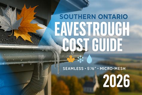 Eavestroughs & Gutter Guards: 2026 Cost Guide | lfbuilders