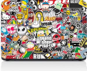GrapeApe GrapeApe™ 3M Vinyl GTA Stickers Collage Laptop Skin - High ...