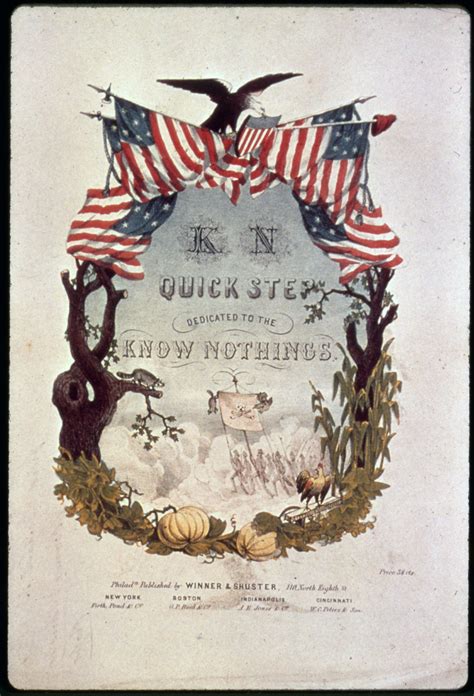 K N Quick Step Dedicated to the Know Nothings | National Museum of ...