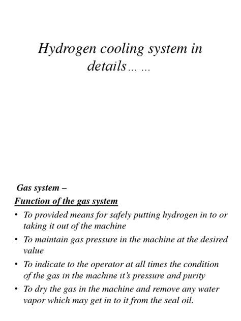 Image result for Generator Hydrogen Cooling Control