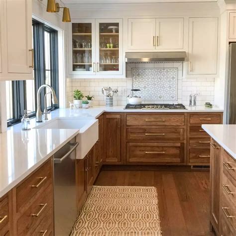 How To Stain Wood Kitchen Cabinets – Things In The Kitchen