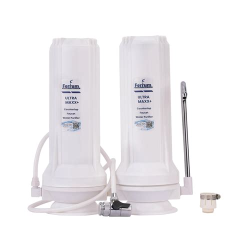 Ferrum Ultra Maxx Countertop Faucet Water Filter, 4 Multi-stage ...