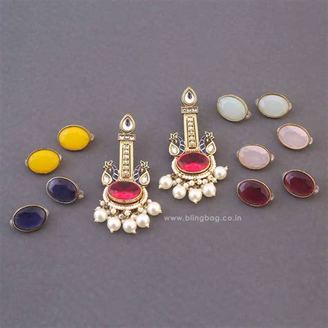 Multicolor Rajni Color Changeable Danglers – Bling Bag