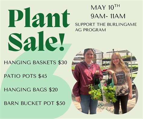 Burlingame Ag Plant Sale , 100 bloomquist drive Burlingame ks , 10 May ...