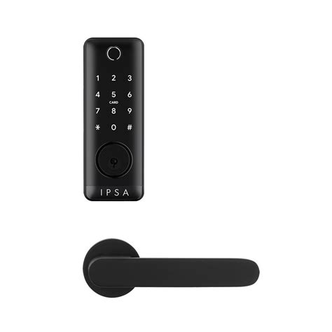 IPSA Series 45 Pro Smart Lock with Iris Series Lemon Door Handle with