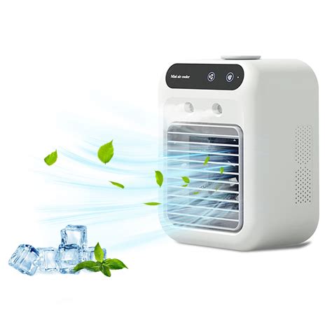 Descuentos Grandes, Mini ventilador acondicionador Ventilador de escritorio Artefacto de ...
