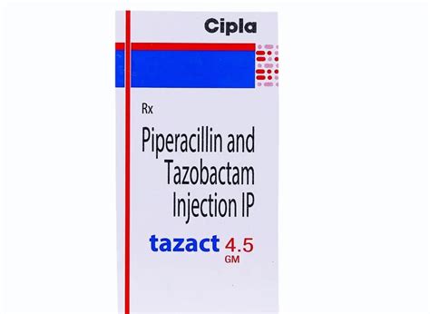 Piperacillin Tazobactam Injection - 4.5gm Tazact Injection Trader ...