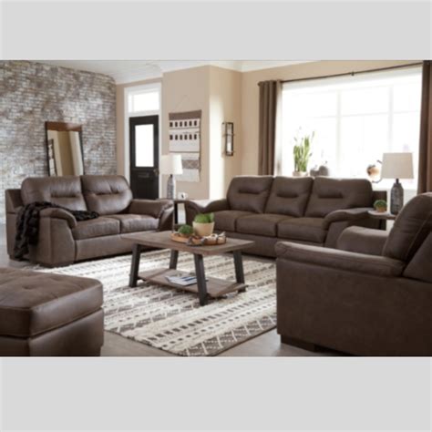 Maderla Brown Leather Sofa Sale - Brampton Appliances | Furniture ...