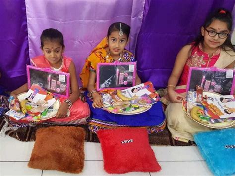 A temple in Rajkot where sisters in the form of Ganges are worshiped as ...