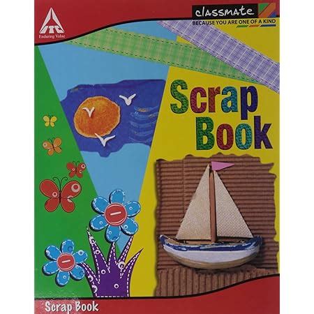 Classmate Scrap Book - Soft Cover, 32 Pages, 28 x 22 cm, UNRULED (Pack ...