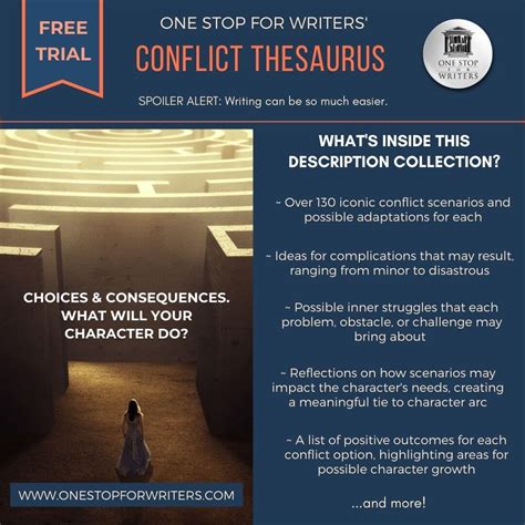 The Conflict Thesaurus Is at One Stop for Writers - WRITERS HELPING ...