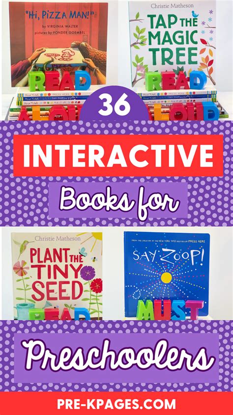 36 Must-Read Interactive Books for Preschool Storytime | Interactive ...