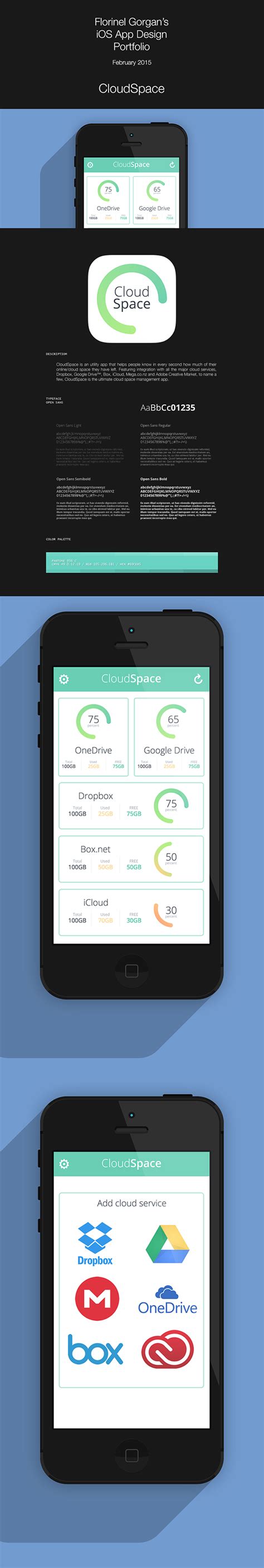 iOS App Design Portfolio [2015] on Behance