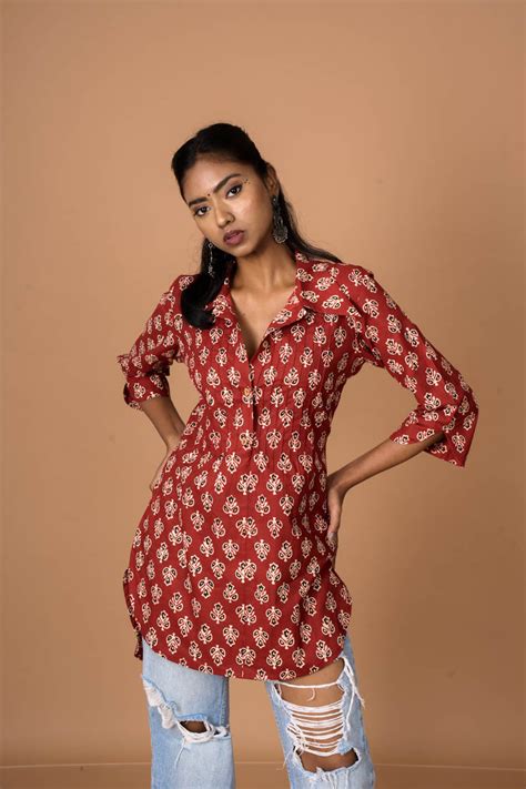 Buy Padma Short Kurti Online in India -Tanoti