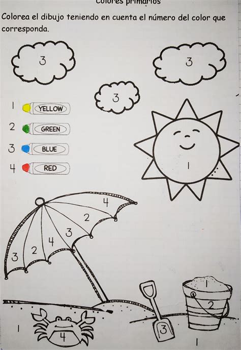 Colores Primarios Para Colorear