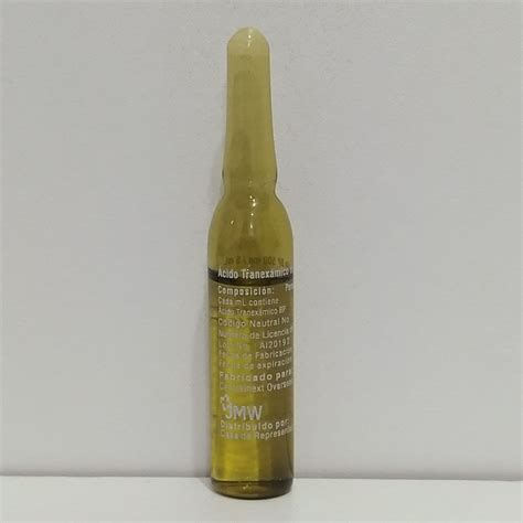 MEDICINA :: ACIDO TRANEXANICO 500 MG/ 5 ML AMP IV - Sihay.com