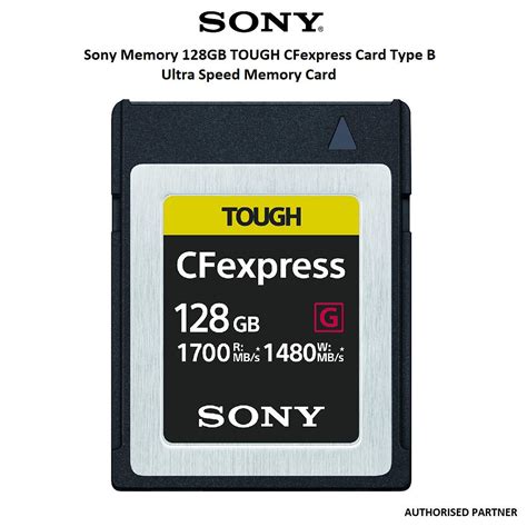 Sony 128GB CFexpress Type B TOUGH Memory Card | Future Forward