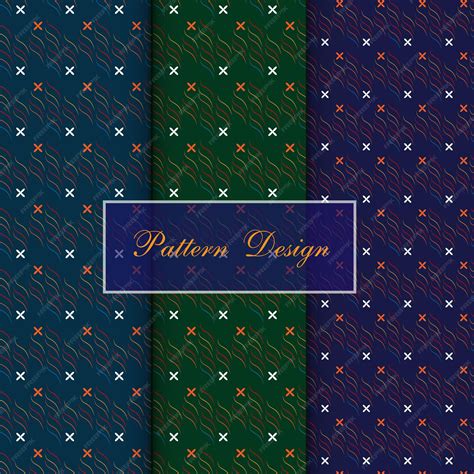 Premium Vector | Colorful pattern design with seamless shape