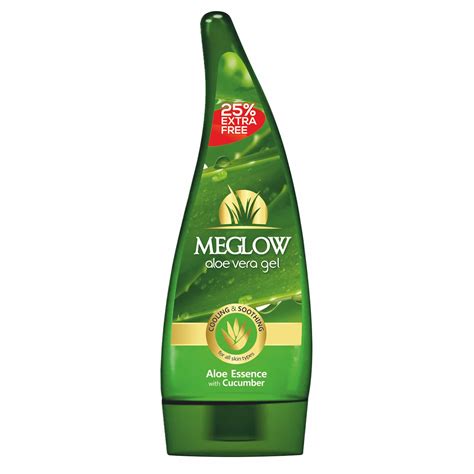Meglow Aloe Vera Gel For Face,Skin & Hair Enriched With Aloevera ...