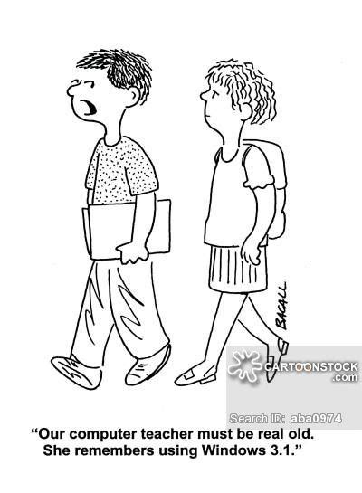 Computer Class cartoons, Computer Class cartoon, funny, Computer Class ...