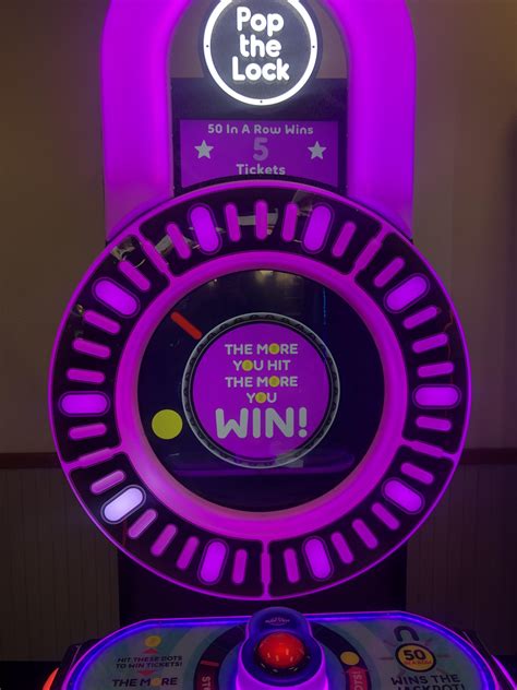 Pop the lock jackpot at a Chuck E Cheese. Interestingly, other than ...